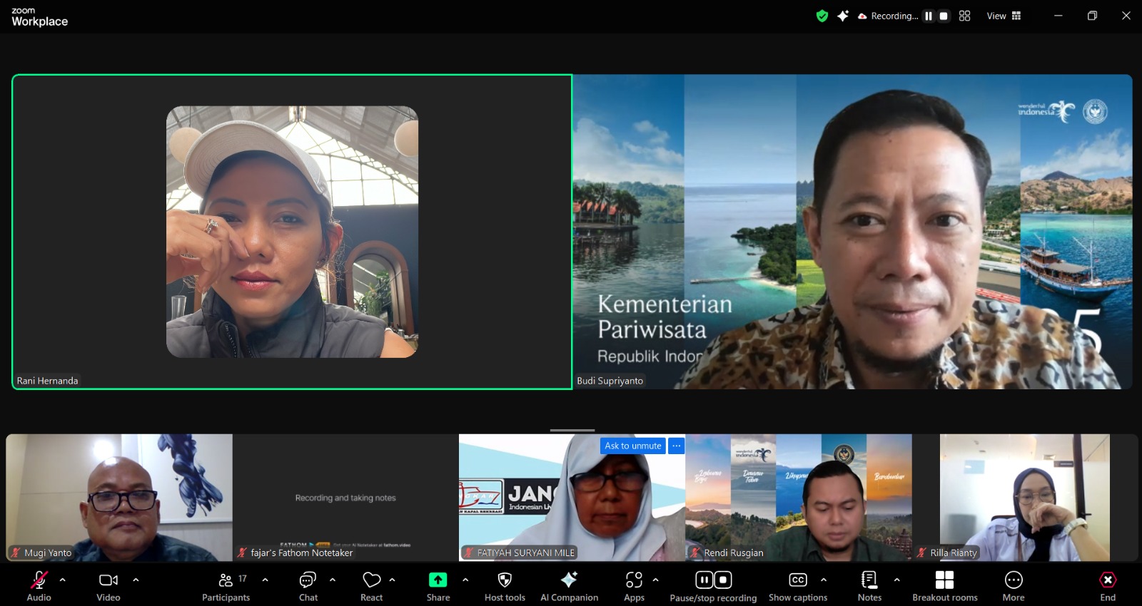 Audiensi bersama Assosiasi Jaringan Kapal Rekreasi (JANGKAR)