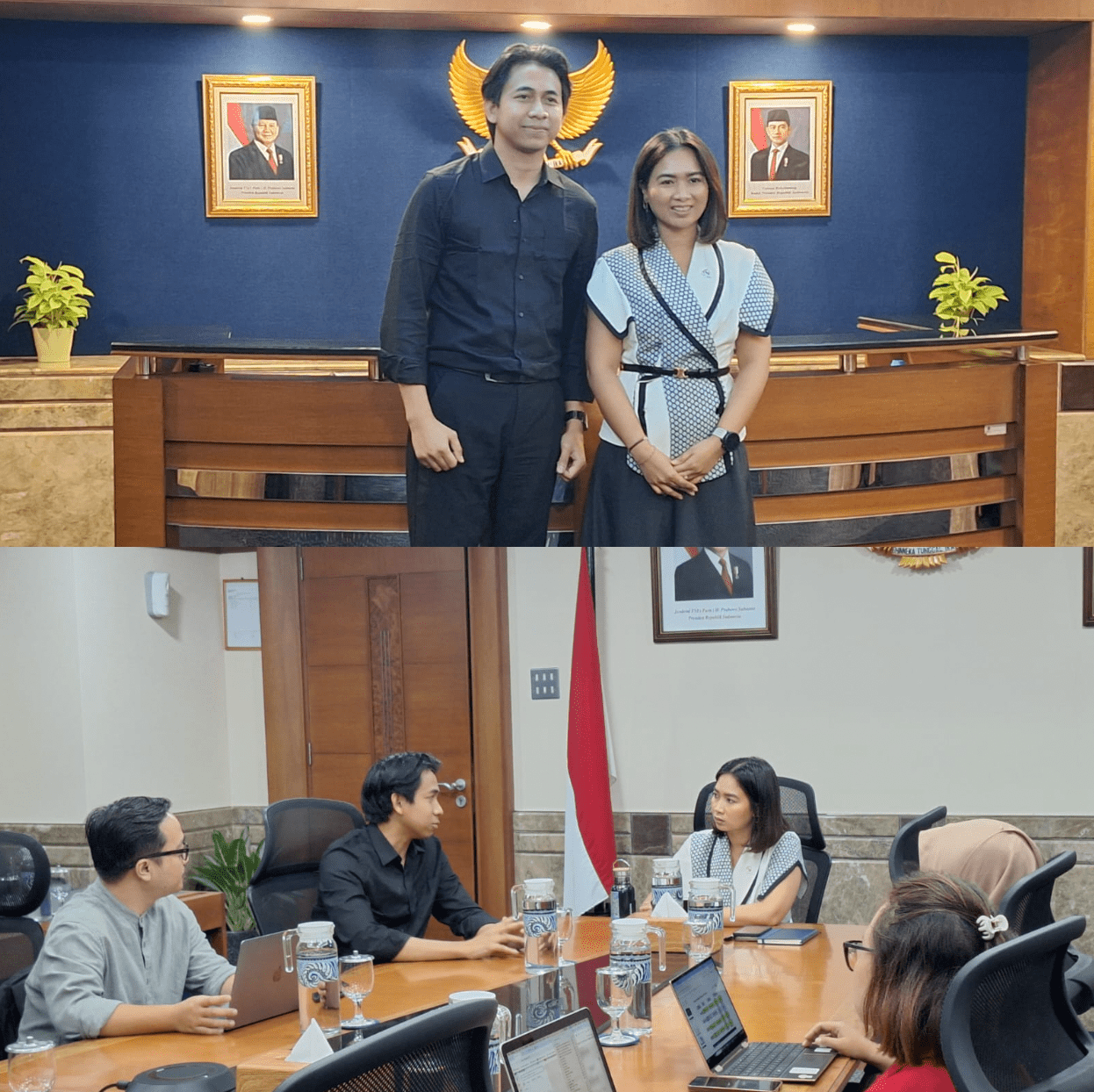 Rapat Audiensi dengan Turah Parthayana